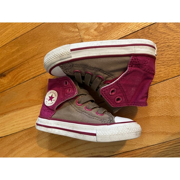 Converse‎ Girls Chuck Taylor All Star Easy HI For Baby Size 5 - Picture 2 of 8
